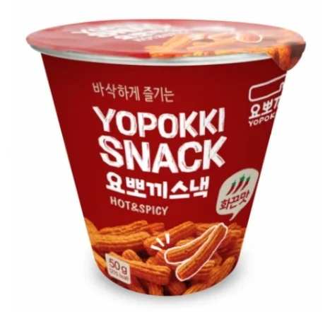 Yopokki Snack Hot spicy portion cup 50g