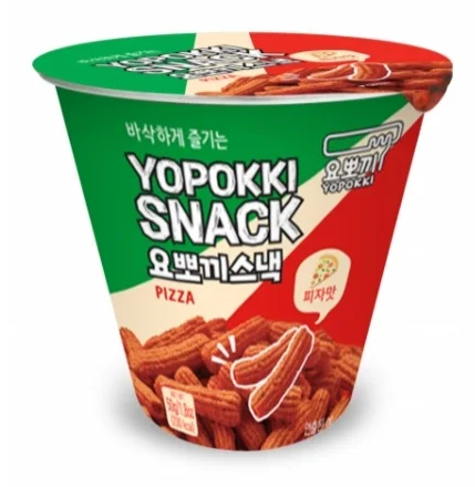 Yopokki Snack Pizza portion cup 50g SUMMER EDITION